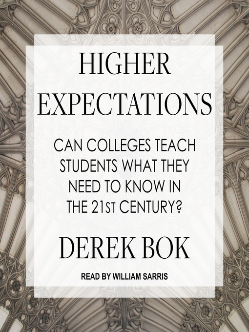 Title details for Higher Expectations by Derek Bok - Available